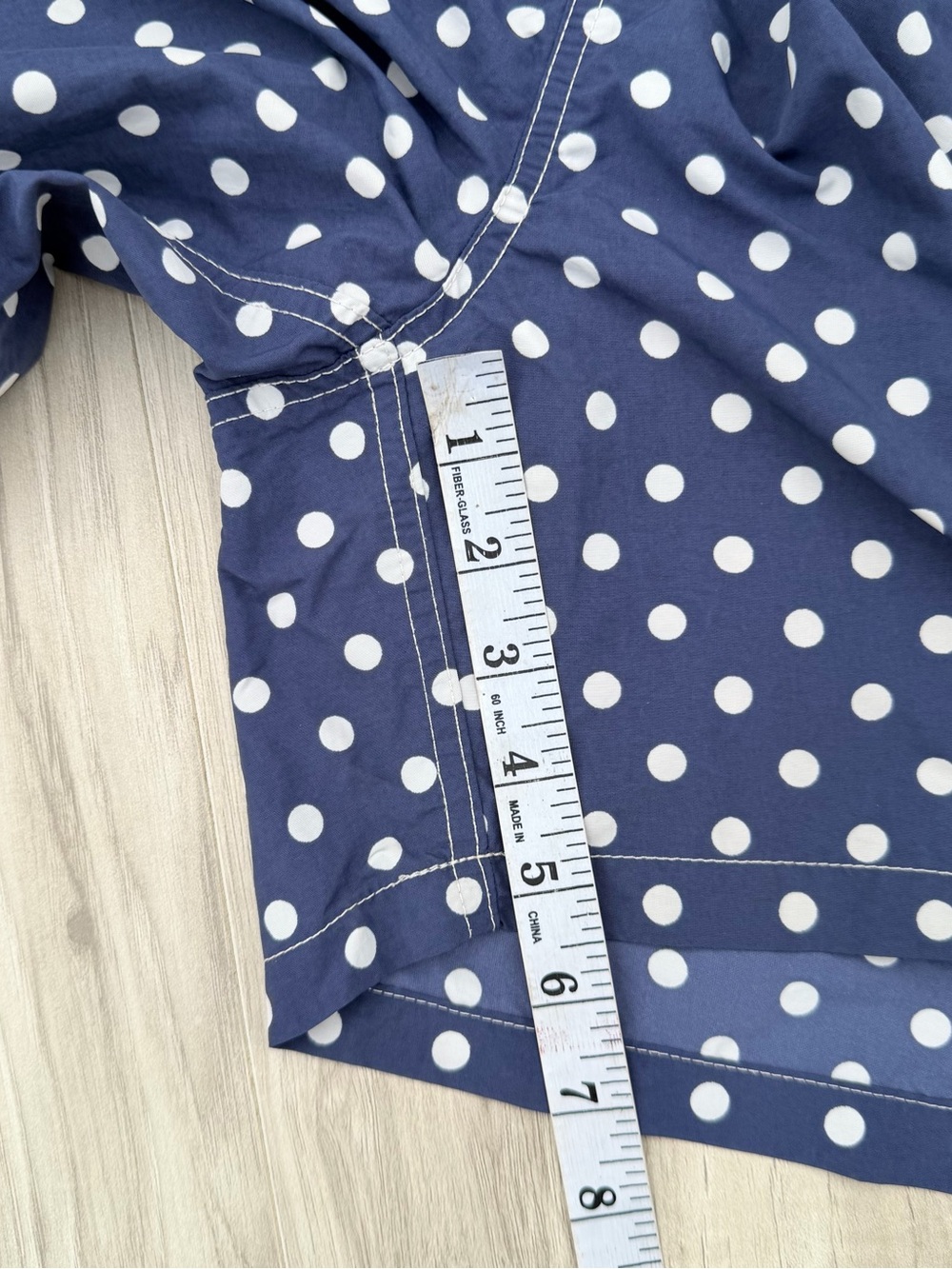 Polo Ralph Lauren navy blue and white polka dot swim short - Picture 4 of 8